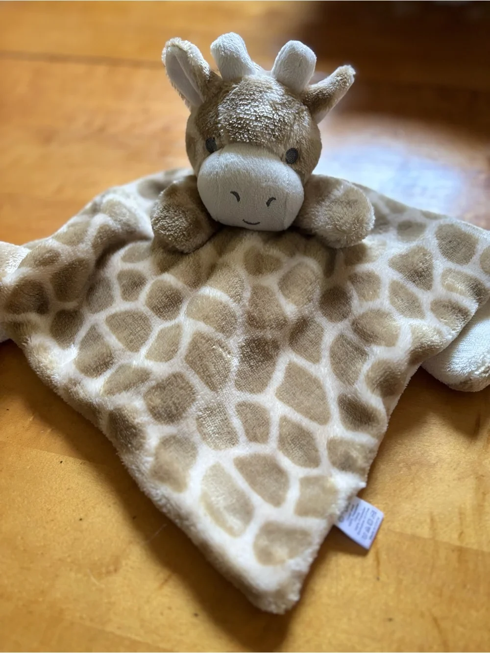 Oobles Giraffe Lovey Plush Security Blanket‎ Baby Rattle Toy DANBAR NWT